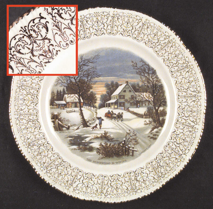 Sun Gold Dinner Plate by Homer Laughlin -1