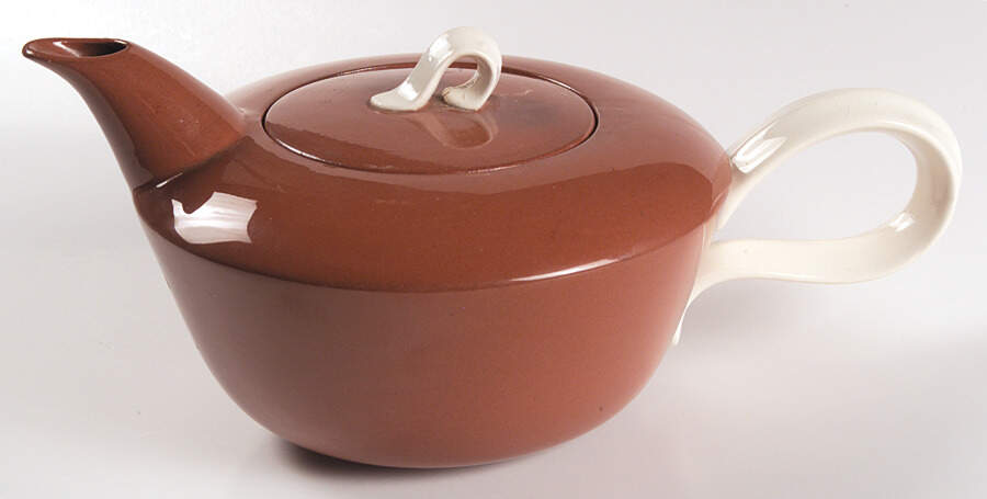 Suntone Teapot & Lid by Homer Laughlin -1