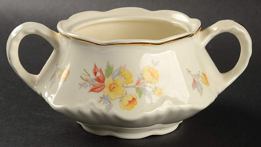Susan Sugar Bowl No Lid by Homer Laughlin -1