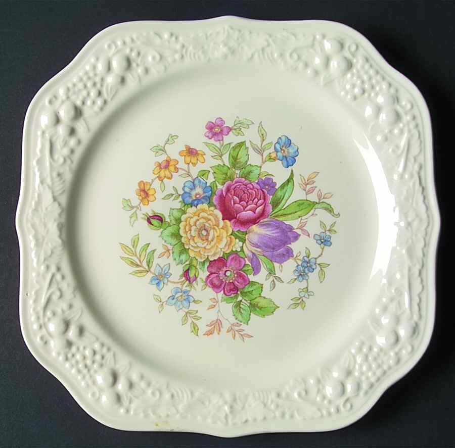 TH11 Square Salad Plate by Homer Laughlin -1