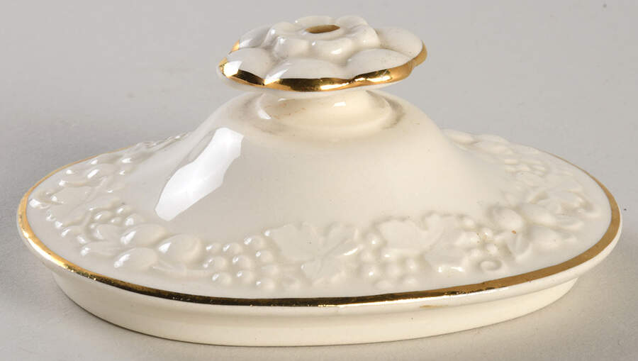 TH14 Gold Lid for Sugar Bowl by Homer Laughlin -1