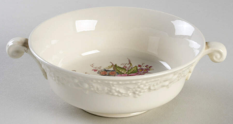 TH6 Footed Cream Soup Bowl by Homer Laughlin -1