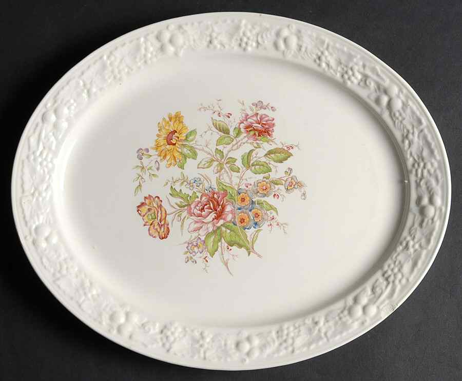 TH6 11" Oval Serving Platter by Homer Laughlin -1
