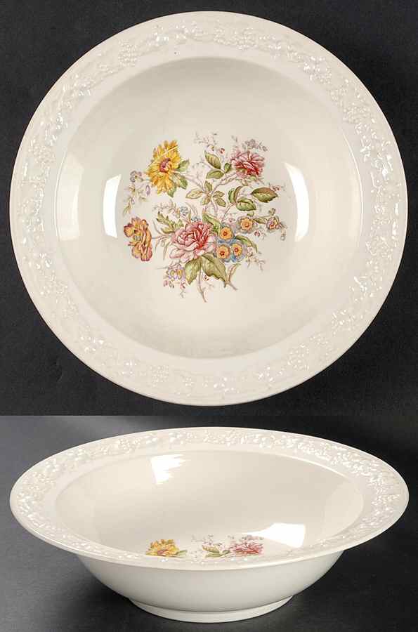 TH6 9" Round Vegetable Bowl by Homer Laughlin -1