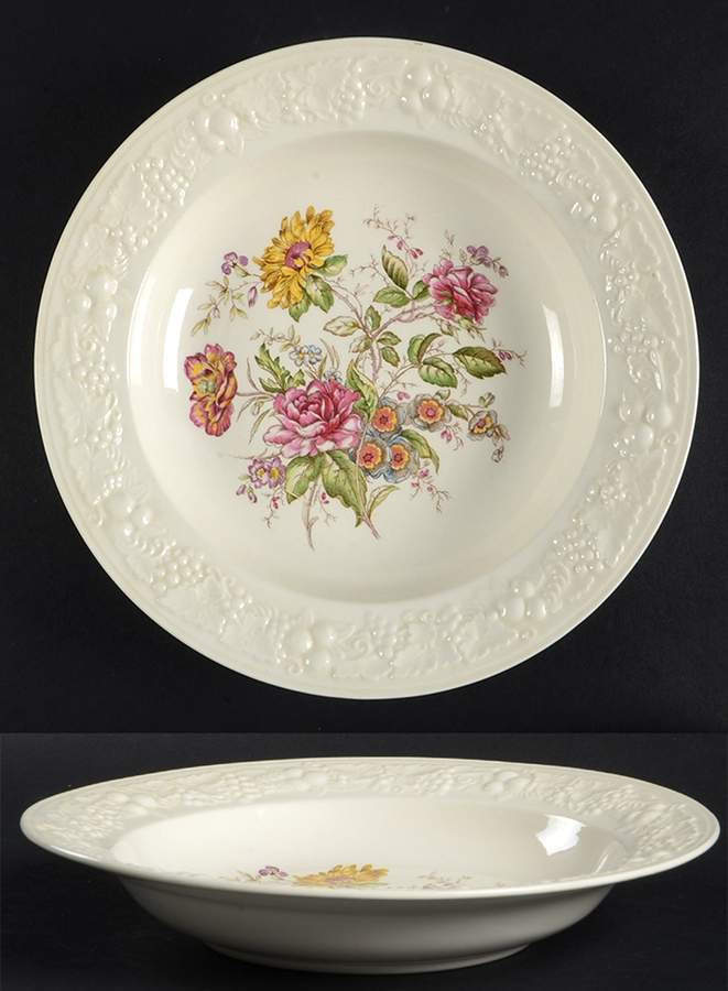 TH6 Rim Soup Bowl by Homer Laughlin -1