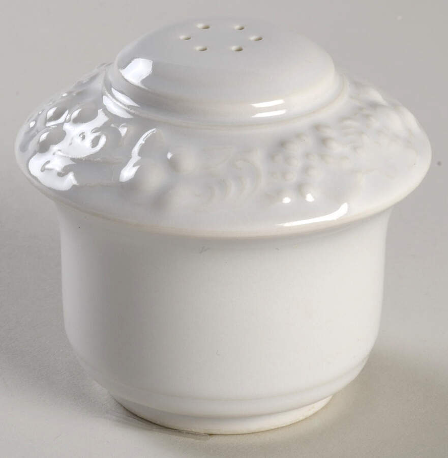 Theme Off White (Eggshell) Salt Shaker by Homer Laughlin -1