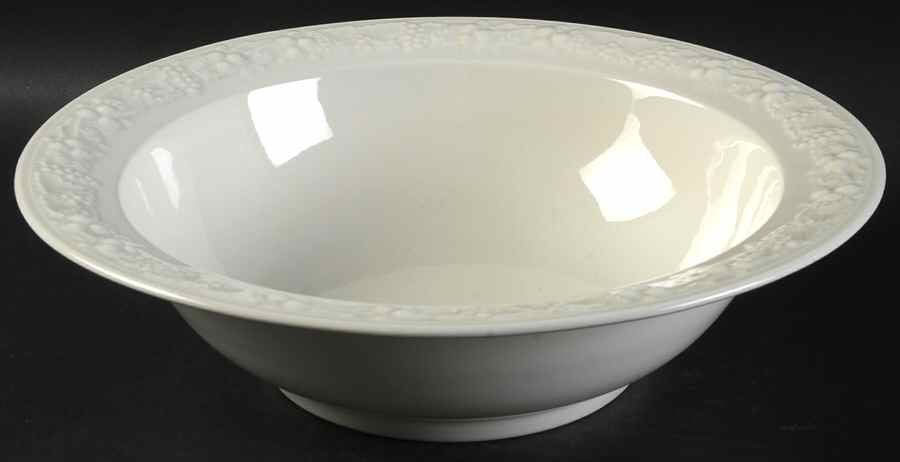 Theme Off White (Eggshell) 9" Round Vegetable Bowl by Homer Laughlin -1