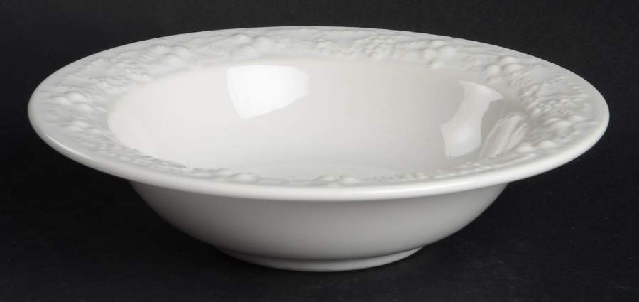 Theme Off White (Eggshell) Rim Cereal Bowl by Homer Laughlin -1