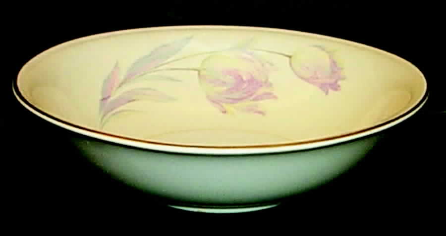 Tulip (Eggshell Nautilus) Coupe Cereal Bowl by Homer Laughlin -1