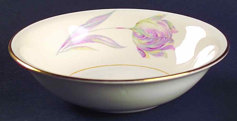 Tulip (Eggshell Nautilus) Fruit/Dessert (Sauce) Bowl by Homer Laughlin -1