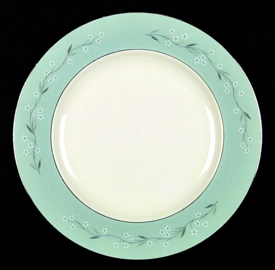Turquoise Melody Dinner Plate by Homer Laughlin -1