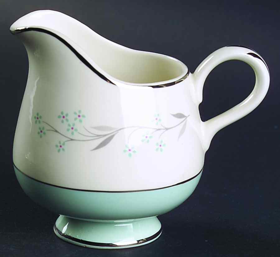 Turquoise Melody Creamer by Homer Laughlin -1