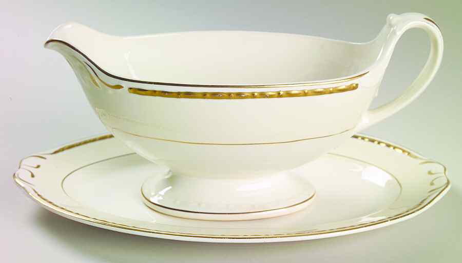 Viceroy Gravy Boat & Underplate/Relish by Homer Laughlin -1