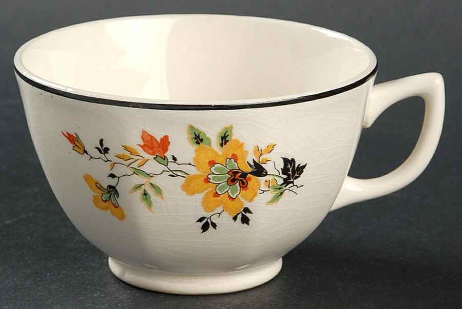 W127-30 Footed Cup by Homer Laughlin -1