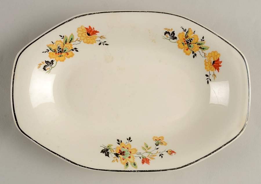 W127-30 Relish/Gravy Underplate by Homer Laughlin -1