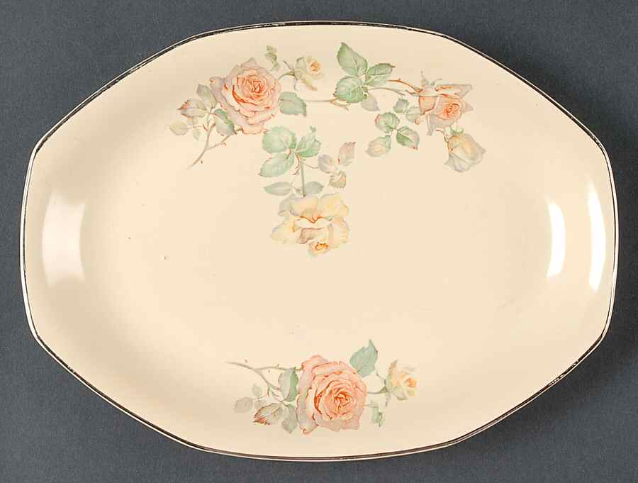 W132 9" Oval Serving Platter by Homer Laughlin -1