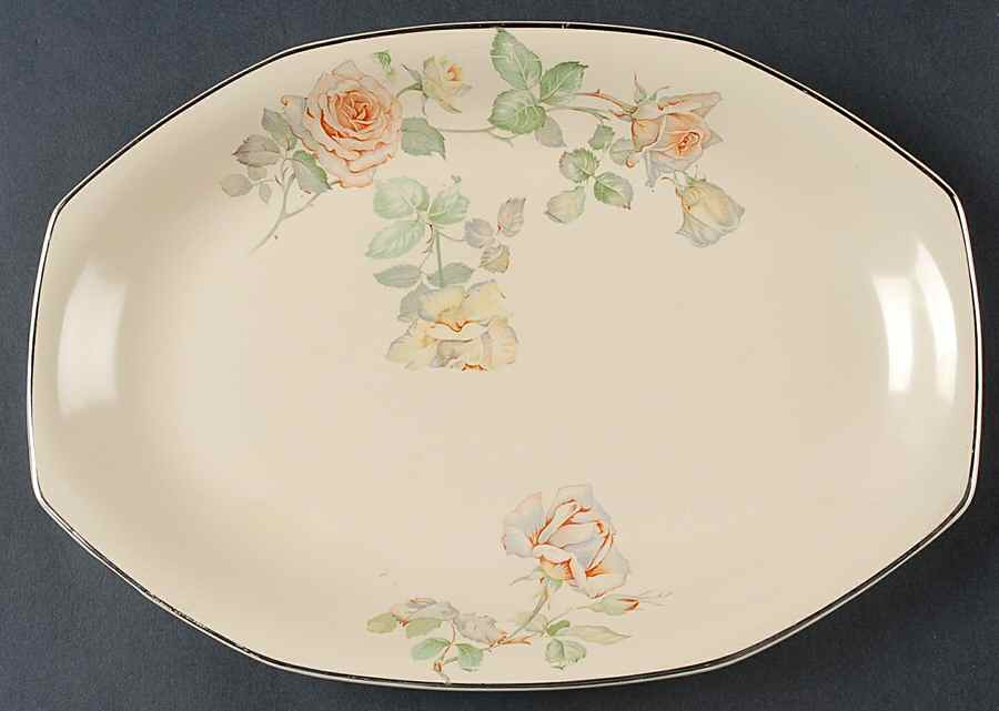 W132 11" Oval Serving Platter by Homer Laughlin -1