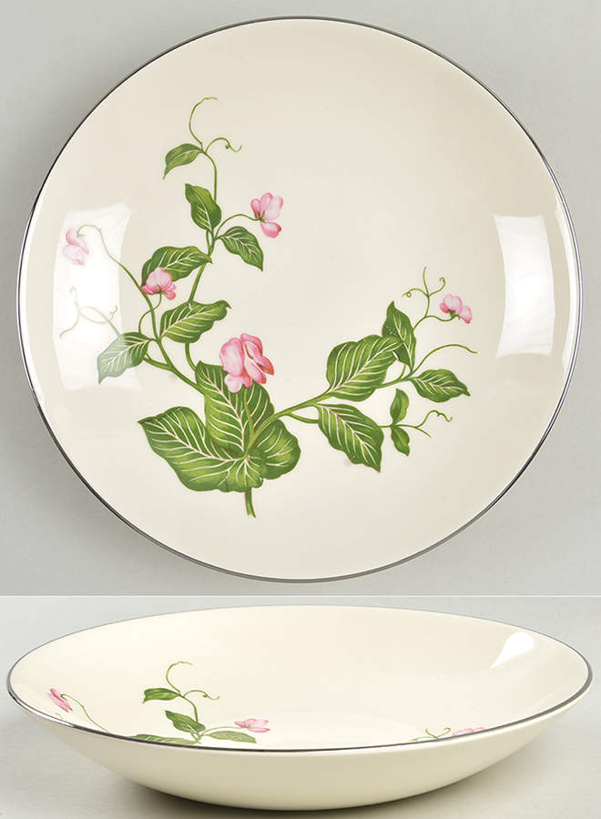 Sweet Pea (No Trim) Coupe Soup Bowl by Homer Laughlin -1