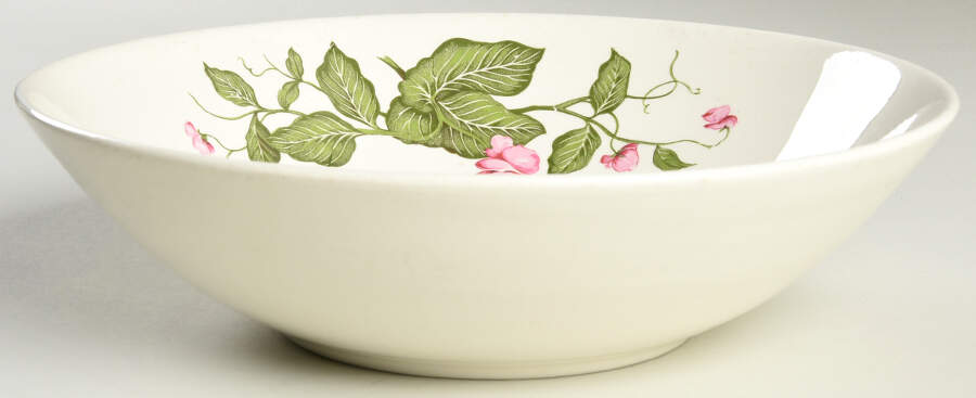 Sweet Pea (No Trim) 8" Round Vegetable Bowl by Homer Laughlin -1