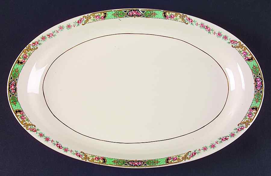 W530 11" Oval Serving Platter by Homer Laughlin -1