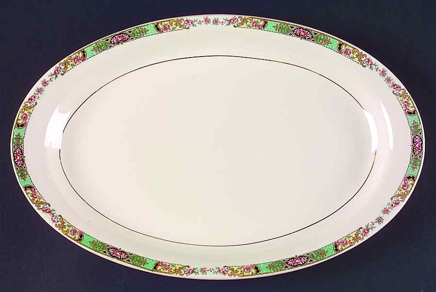 W530 13" Oval Serving Platter by Homer Laughlin -1
