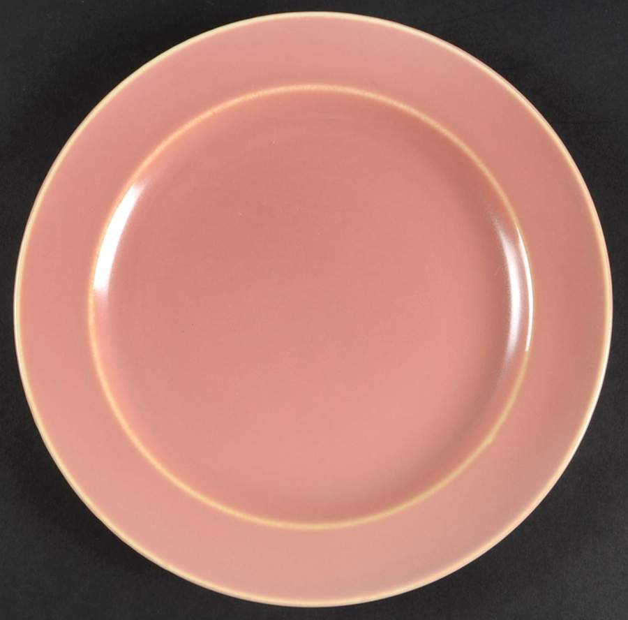 Wells Art Glaze Peach Salad Plate by Homer Laughlin -1
