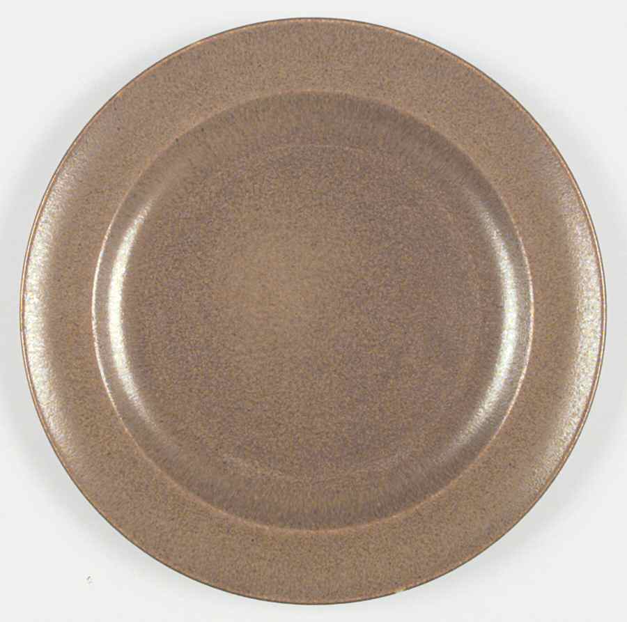 Wells Art Glaze Rust Dinner Plate by Homer Laughlin -1