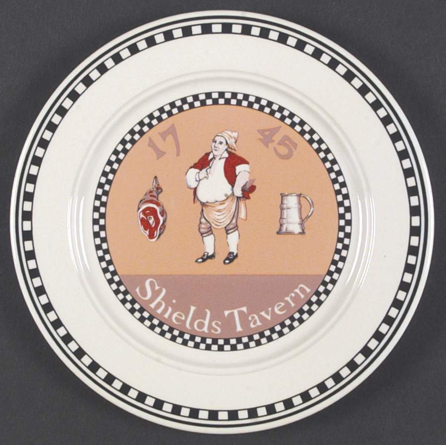 Williamsburg Seville Shape Luncheon Plate by Homer Laughlin -1