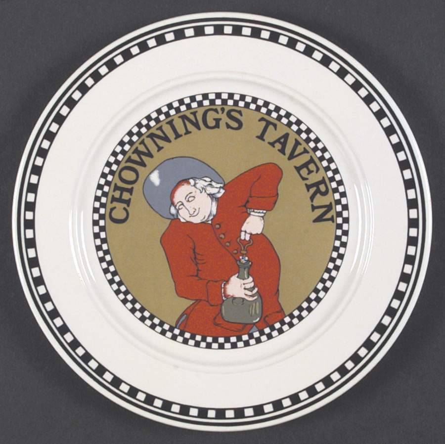 Williamsburg Seville Shape Luncheon Plate by Homer Laughlin -1
