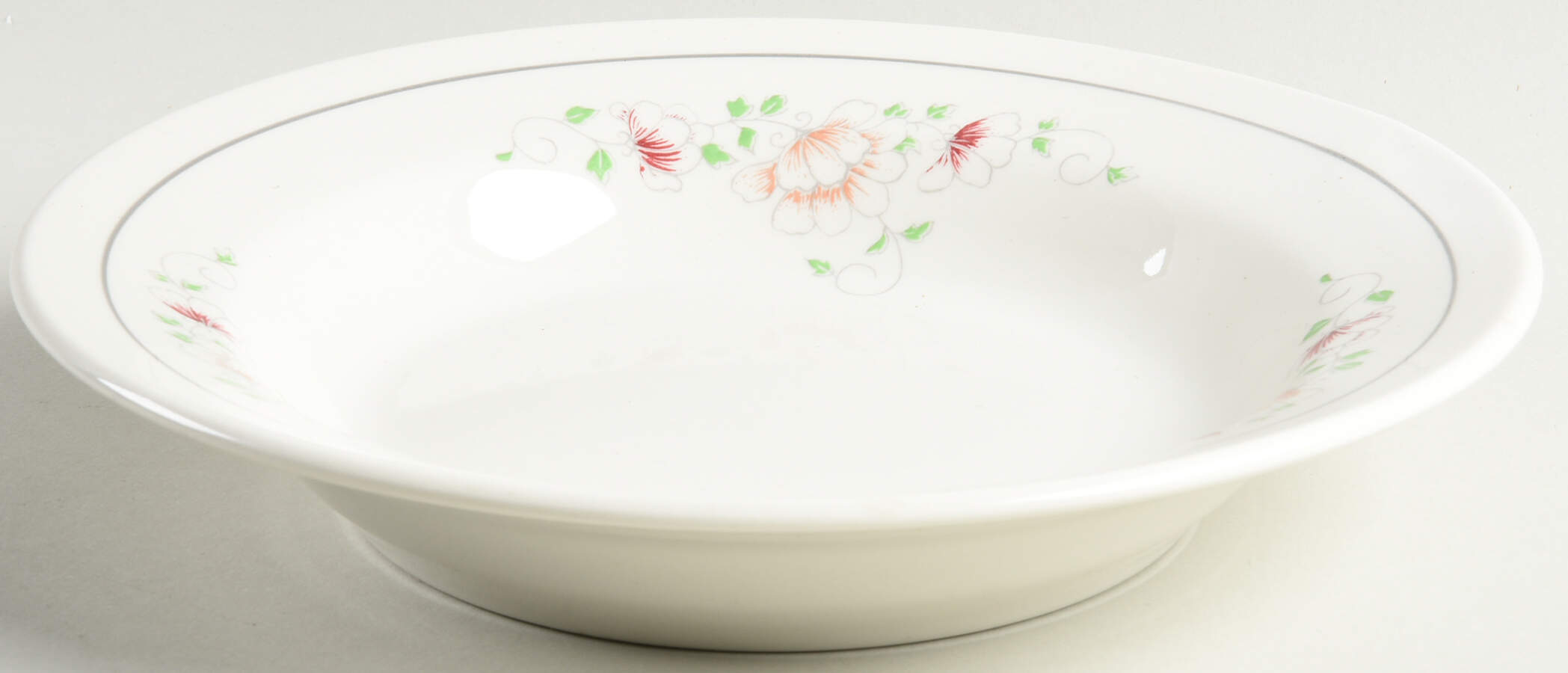 Windflower Large Rim Soup Bowl by Homer Laughlin -1