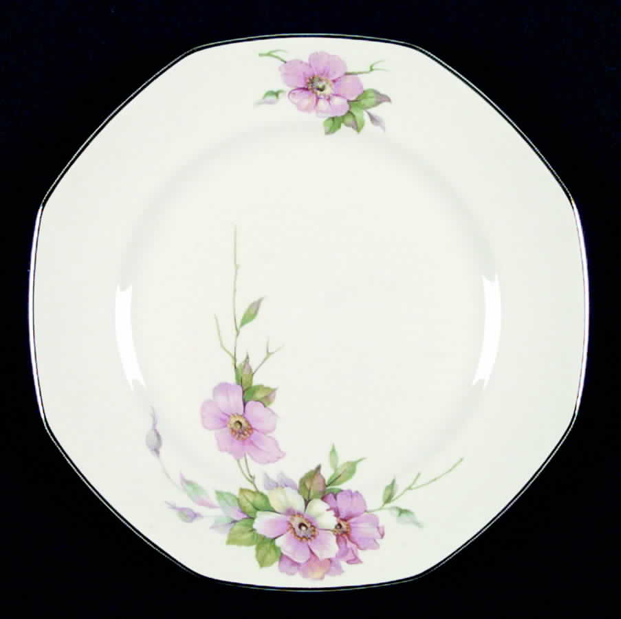 Wild Rose Dinner Plate by Homer Laughlin -1
