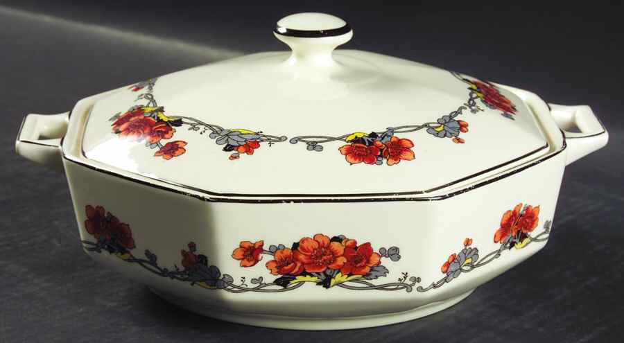 Y795 Octagonal Covered Vegetable by Homer Laughlin -1