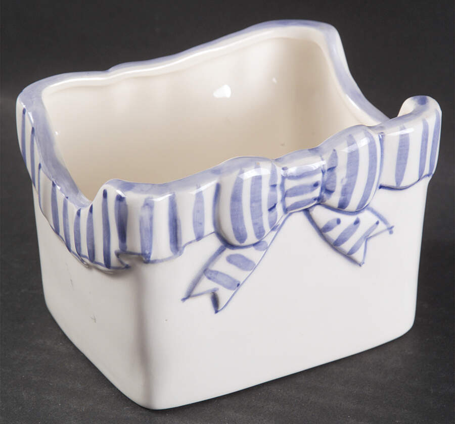 Blue Stripe Sweetener Holder by Haldon-1