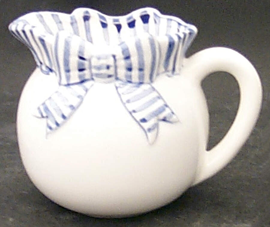 Blue Stripe Creamer by Haldon-1