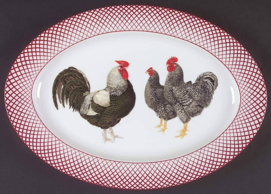 Devonshire 14" Oval Serving Platter by Haldon-1