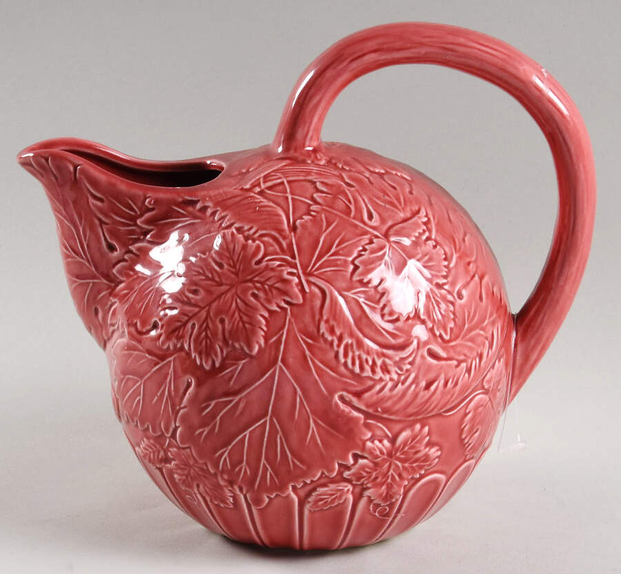 Majolica Rose 40 Oz Pitcher by Haldon-1
