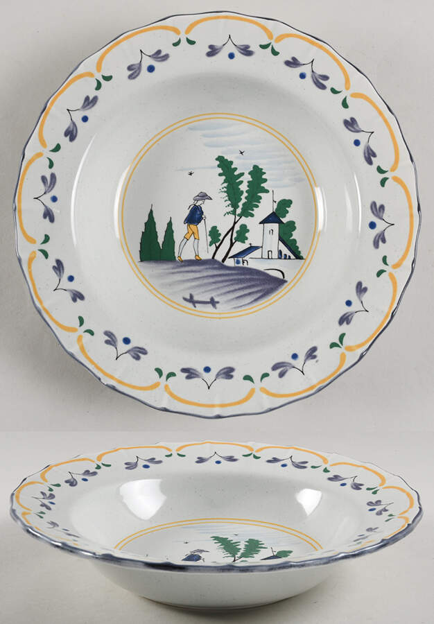 Normandie Rim Soup Bowl by Haldon-1