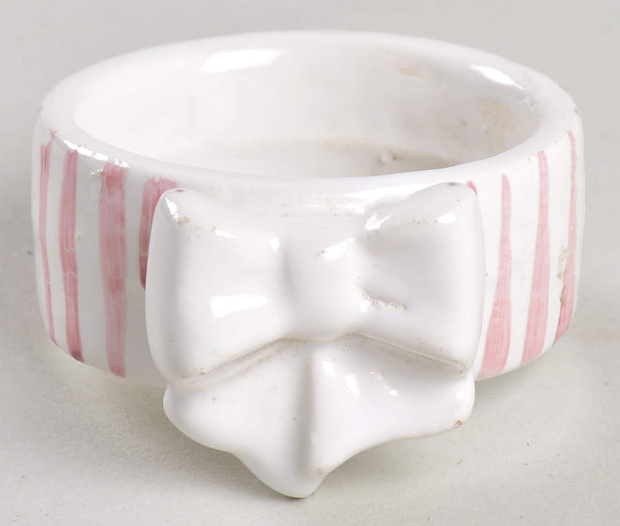 Pink Stripe Napkin Ring by Haldon-1