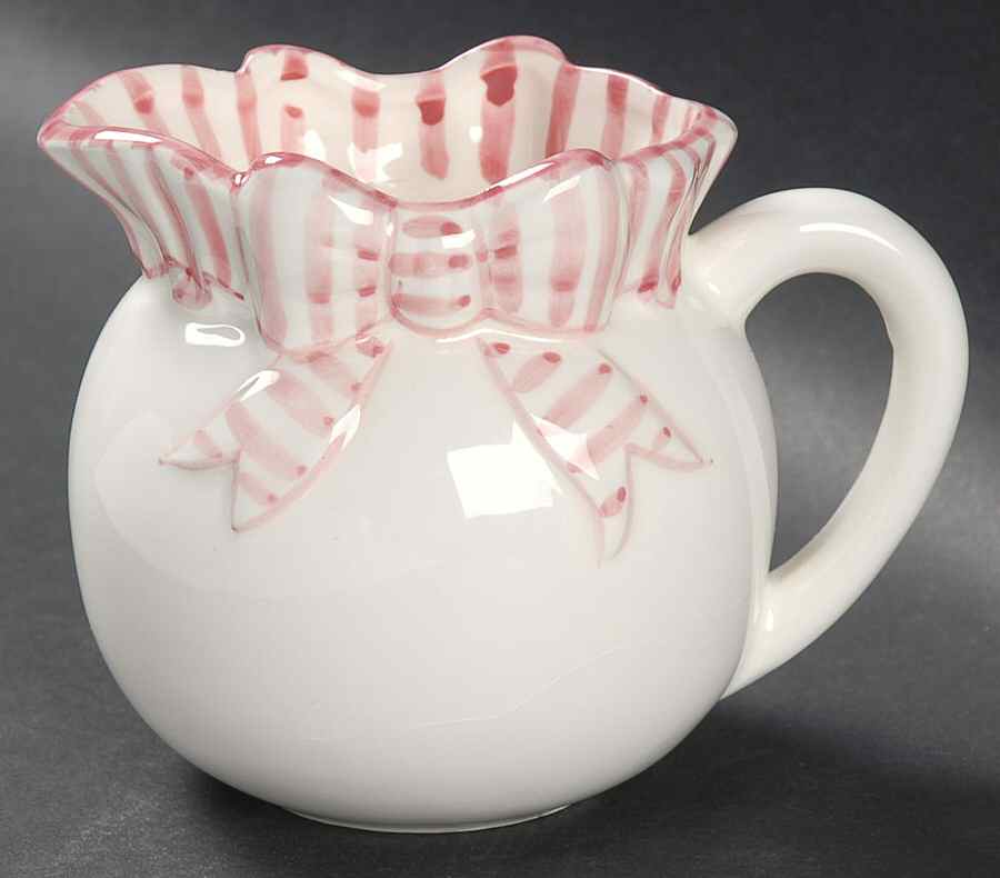 Pink Stripe Creamer by Haldon-1