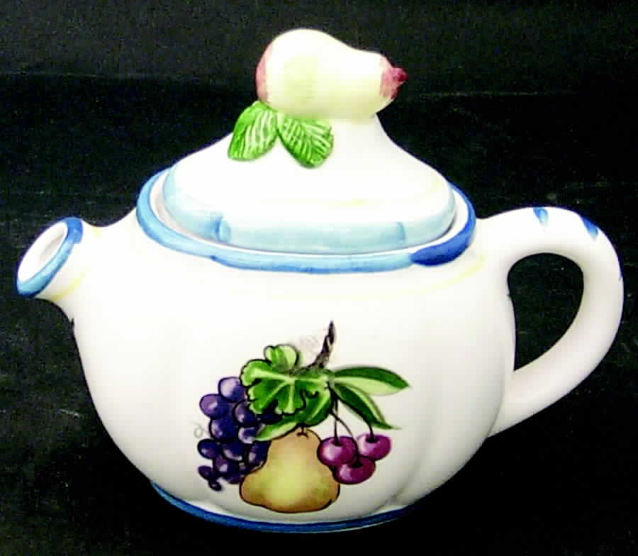 Provencial Fruit Creamer & Lid by Haldon-1