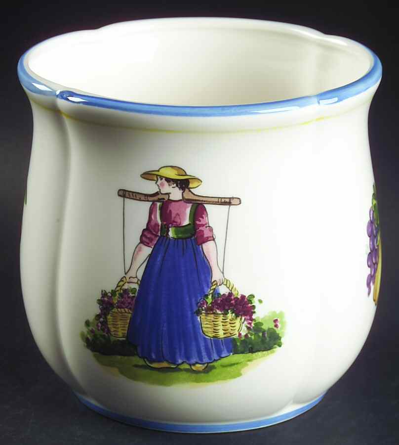 Provencial Fruit Small Cachepot by Haldon-1