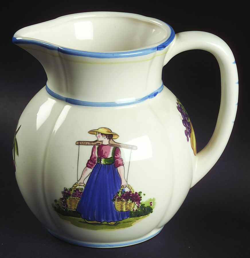 Provencial Fruit 40 Oz Pitcher by Haldon-1
