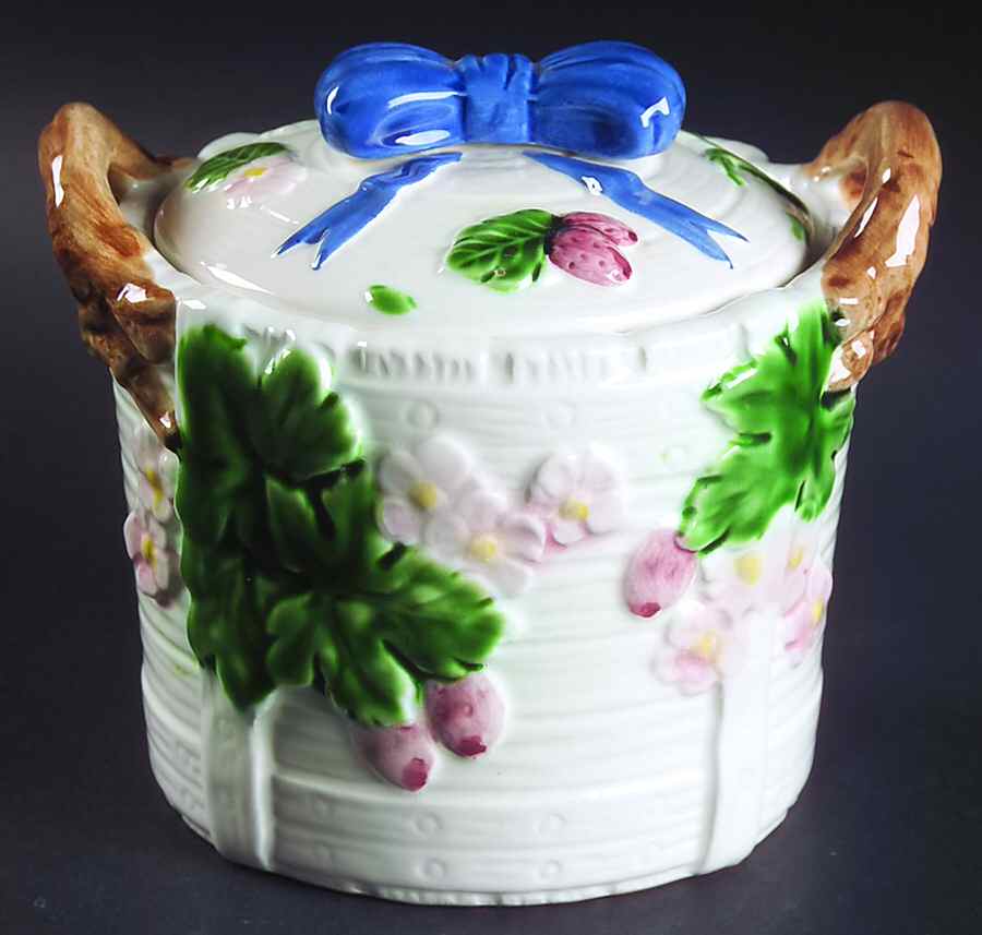 Ribbon & Bow Small Canister & Lid by Haldon-1
