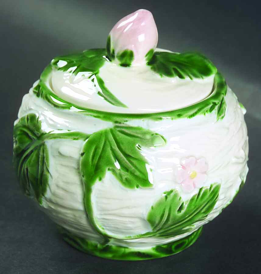 Ribbon & Bow Sugar Bowl & Lid by Haldon-1
