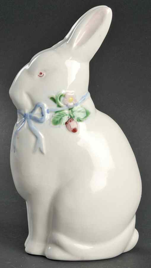 Ribbon & Bow Medium Rabbit Figurine by Haldon-1