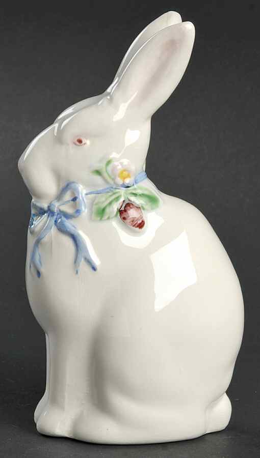 Ribbon & Bow Small Rabbit Figurine by Haldon-1