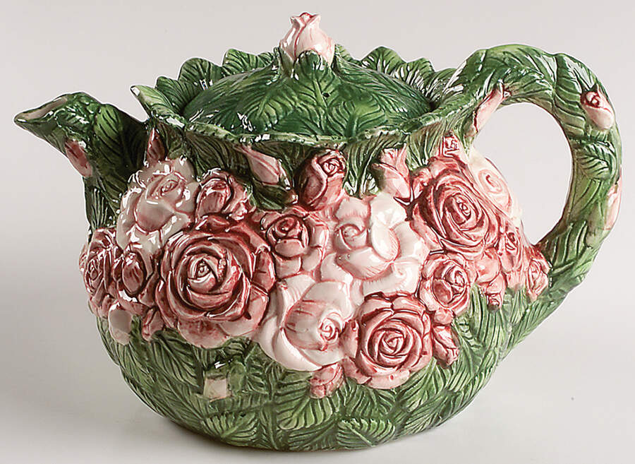 Rose Teapot & Lid by Haldon-1