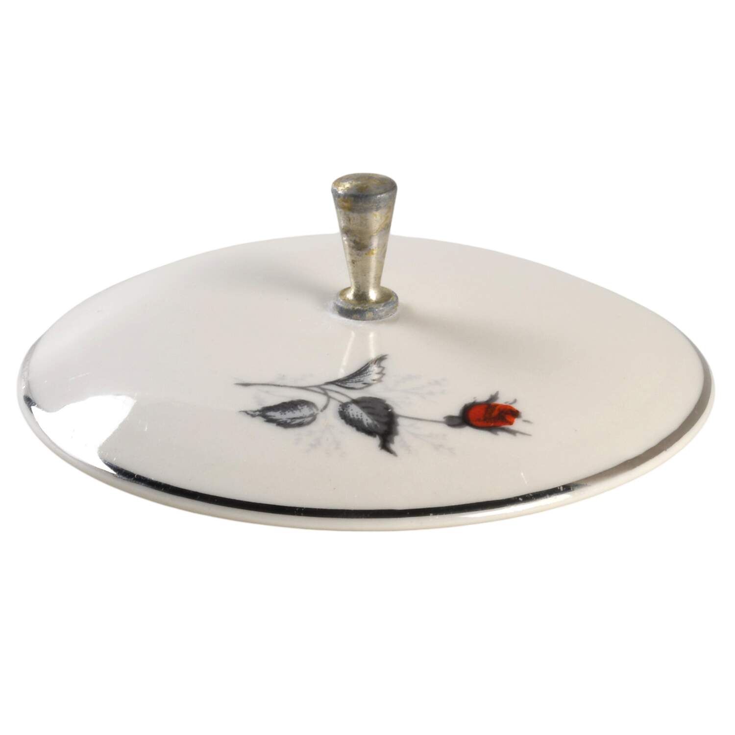 Rose Lid for Sugar Bowl by Holiday-1