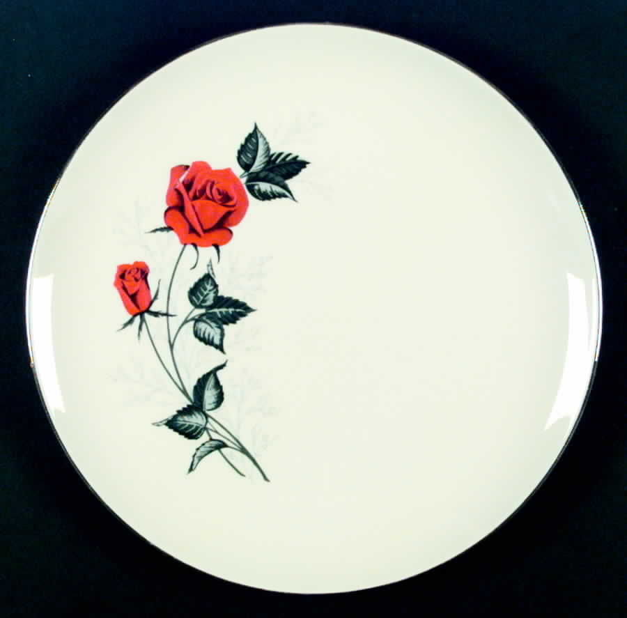 Rose Dinner Plate by Holiday-1
