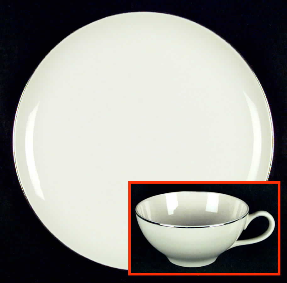 White Holiday Dinner Plate by Holiday-1